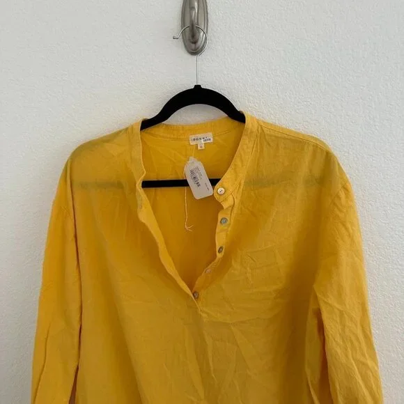 DONNI. Yellow Tunic Maxi Dress - Picture 6 of 9